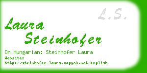 laura steinhofer business card